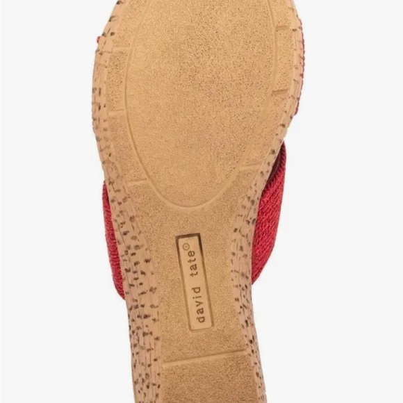 David Tate Holiday VIBE Women's Wedge Slide Sandalv size 8 - Picture 3 of 10